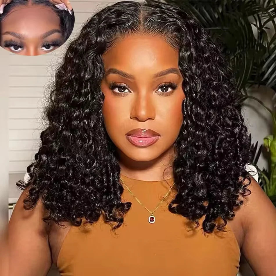 Ossileehair Baby Curls Double Drawn 5x5  Black 100% Human Hair