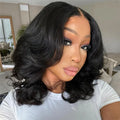 Ossileehair Body Wave BOB 13X4 Full Frontal Black  100% Human Hair