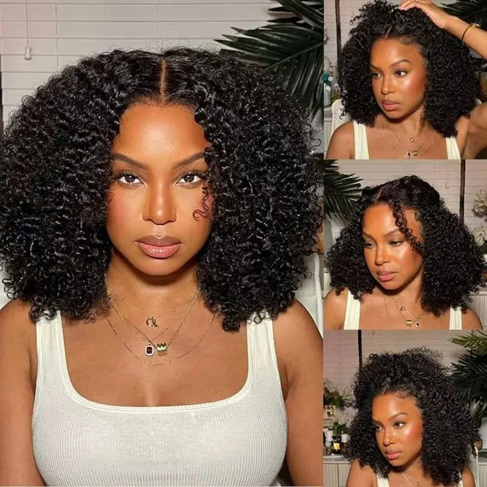 Ossileehair Baby Curls Double Drawn 5x5  Black 100% Human Hair