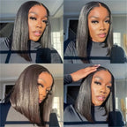 Ossileehair Vietnam Straight Hair SDD Super Double Drawn 13x4 Full Frontal  Black 100% Human Hair