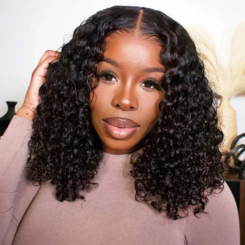 Ossileehair Baby Curls Super Double Drawn 5X5 Black 100% Human Hair