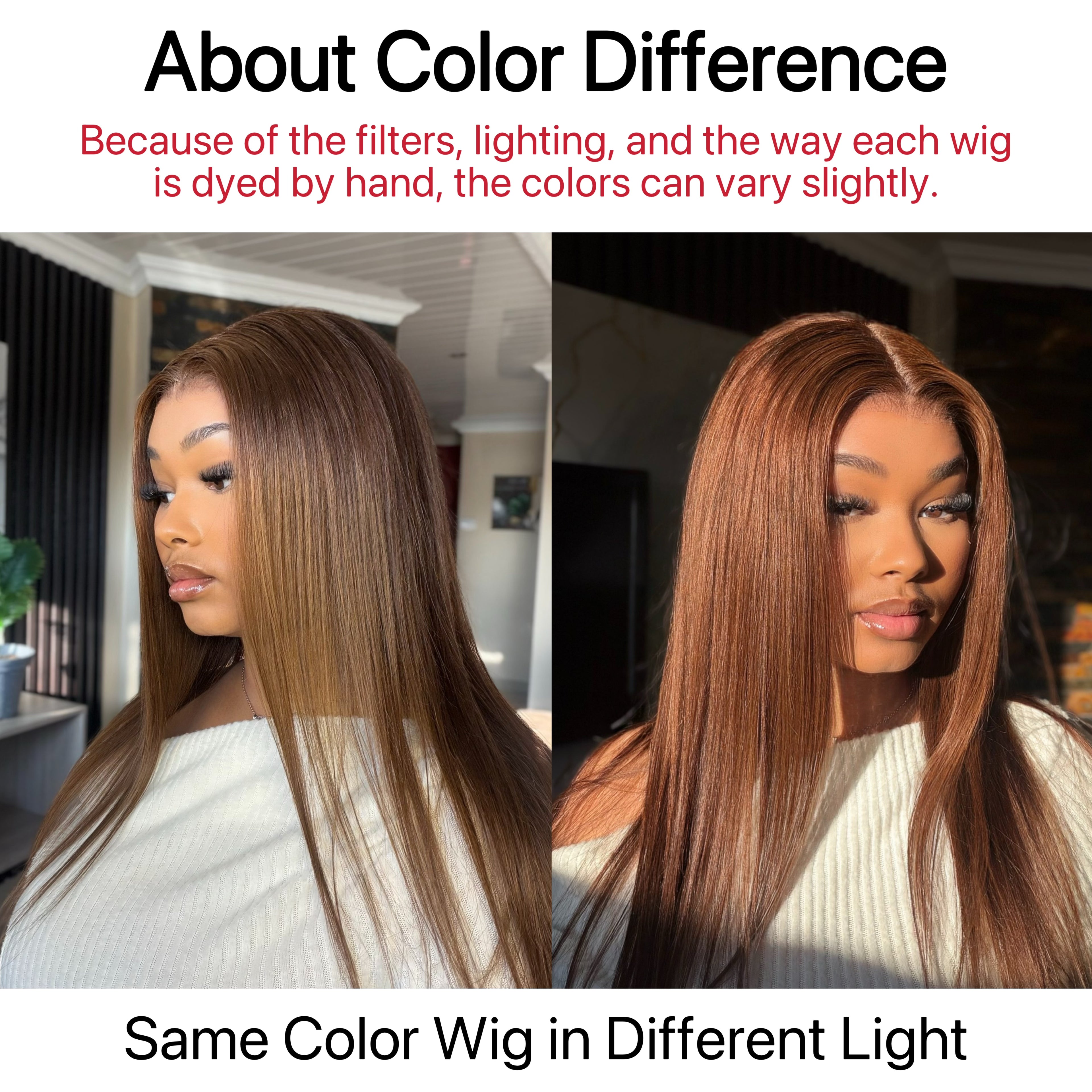 Influencer Pick | Chocolate Brown Straight 13x4 Frontal Lace Human Hair Wig