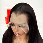 Ossileehair 13x4 Sheer Lace Frontal Wig – Natural Lagos Hairline Glueless Wig with Adjustable Drawstring
