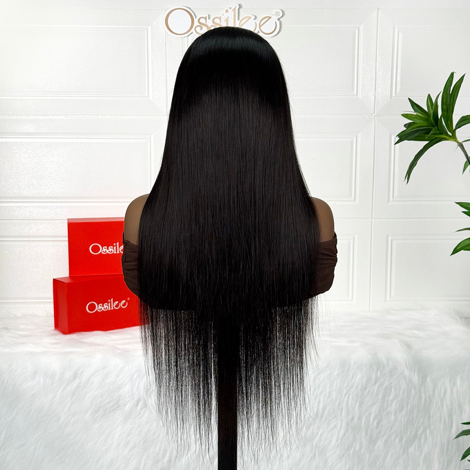 Ossileehair 13x4 Sheer Lace Frontal Wig – Natural Lagos Hairline Glueless Wig with Adjustable Drawstring