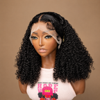 Influencer Favorite Pixie Curls Luxury Super Double Drawn 13x4 Frontal Lace Human Hair Wig