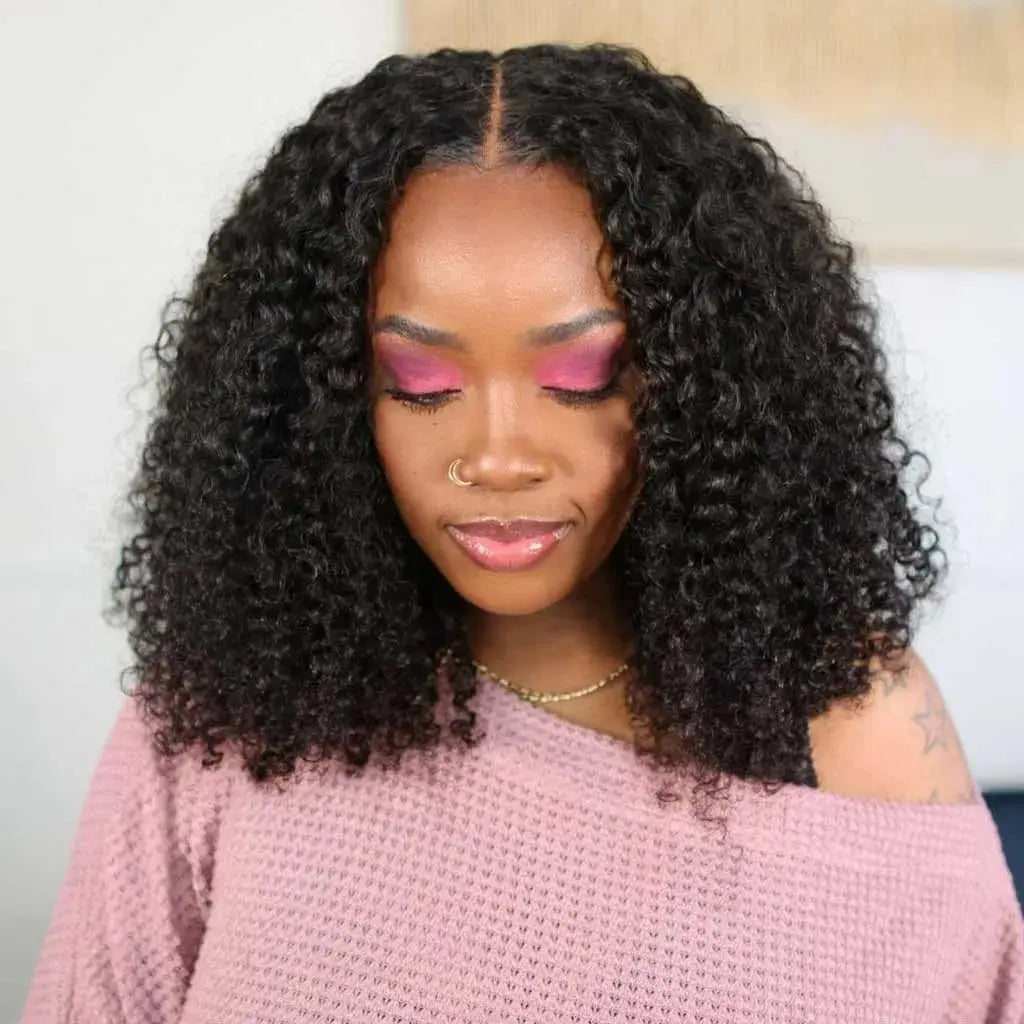 Ossileehair Baby Curls Super Double Drawn 5X5 Black 100% Human Hair