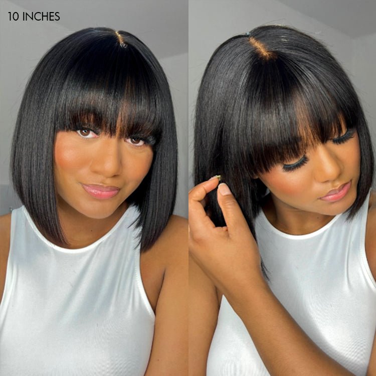 Ossileehair Straight Hair Double Drawn 3X1 Lace Black 100% Human Hair