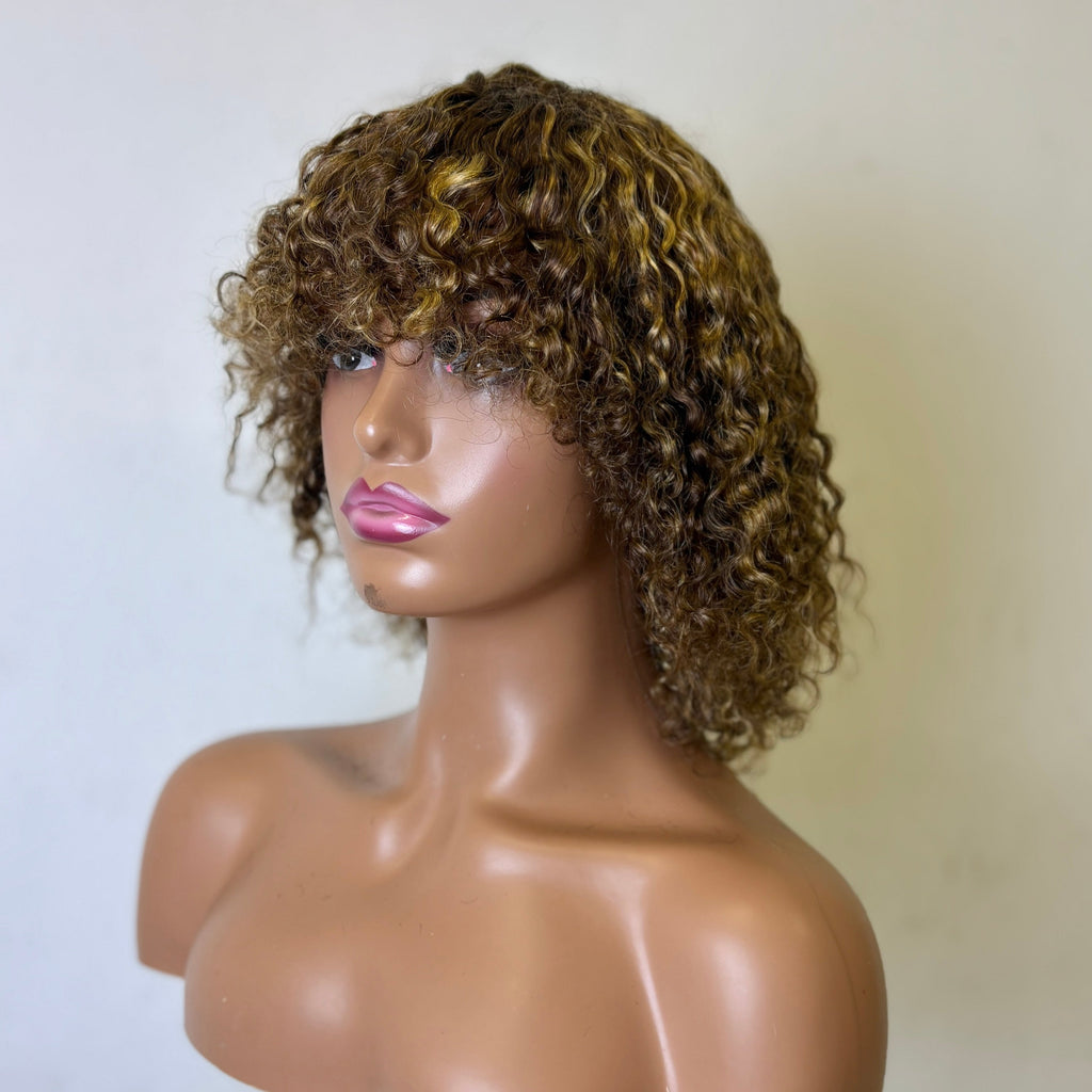 Ossileehair Water Wave with Bangs 3X1 4/27 100% Human Hair