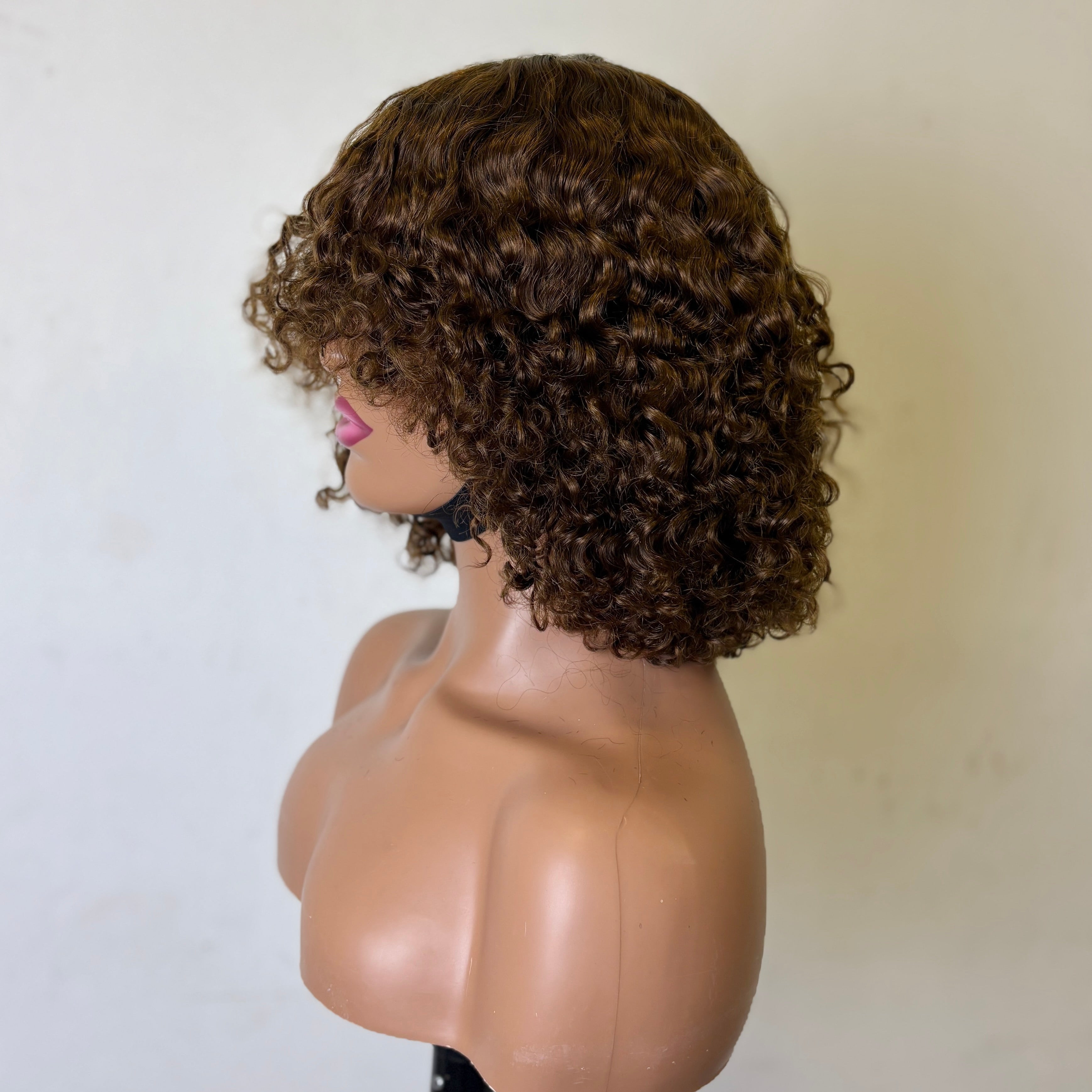 Ossileehair Water Wave with Bangs 3X1 #4 100% Human Hair