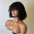 Ossileehair Water Wave with Bangs 3X1 Black 100% Human Hair