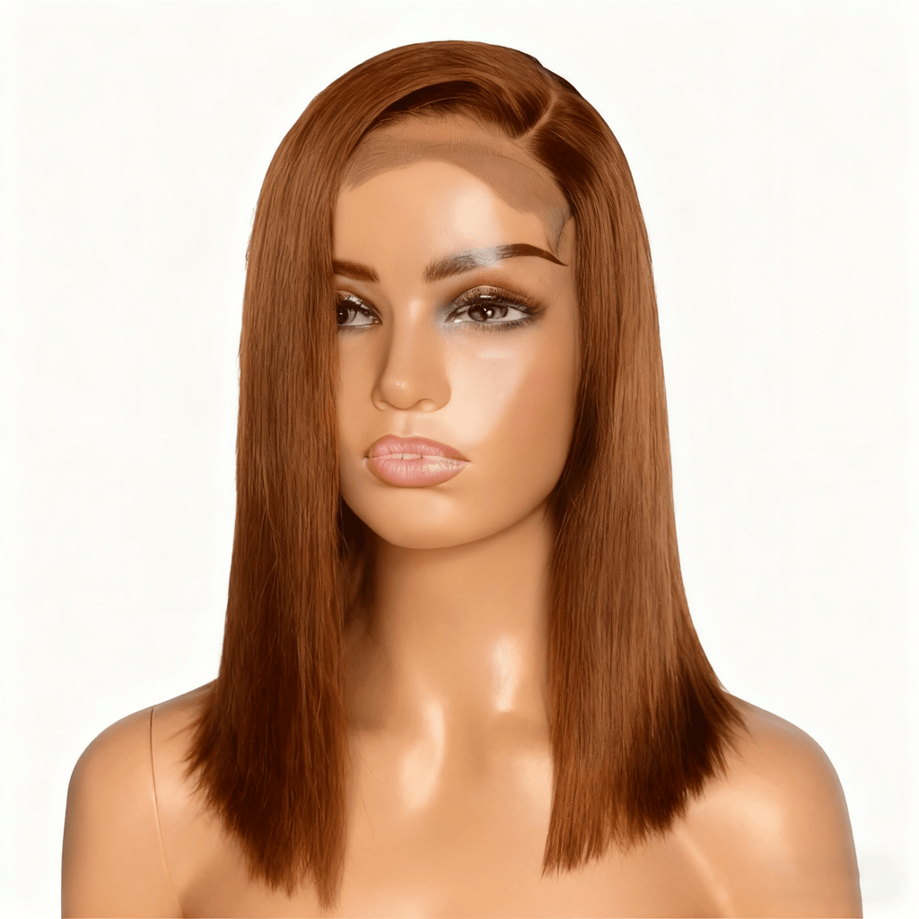 Ossileehair Straight Hair BOB 4X4 Lace#4 100% Human Hair