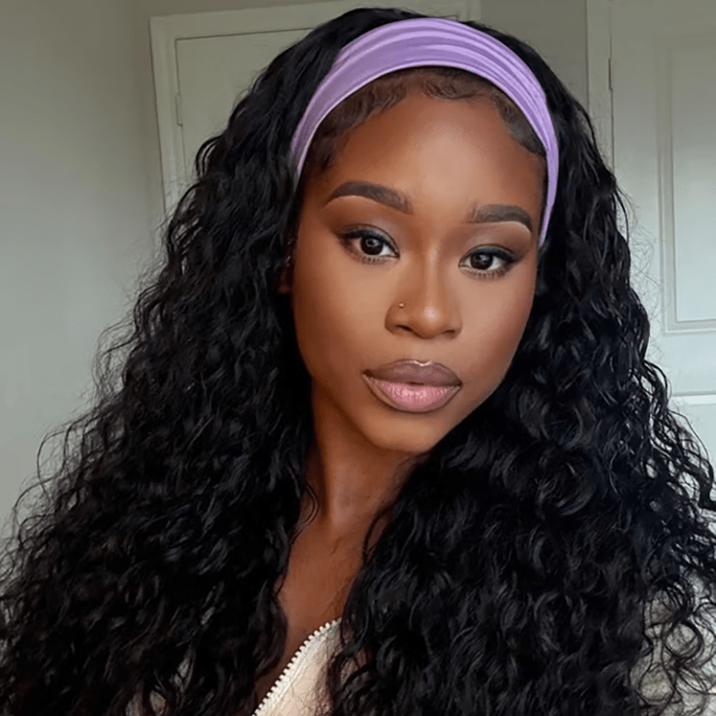Ossileehair 360 Water Wave 300%Density Black 100% Human Hair