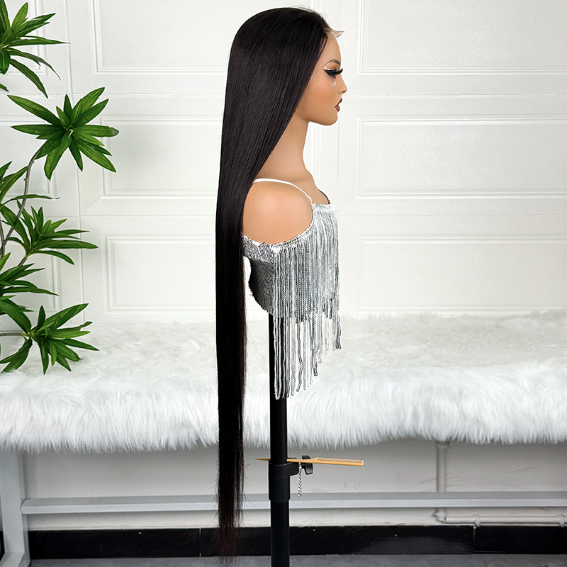 Ossileehair Customized Straight Wig Bob 4x4 Black 100% Human Hair