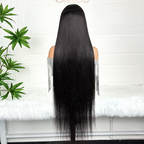 Ossileehair Customized Straight Glueless Wig Bob 4x4 Black 100% Human Hair