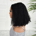 Ossileehair Baby Curls Double Drawn Glueless 5x5  Black 100% Human Hair