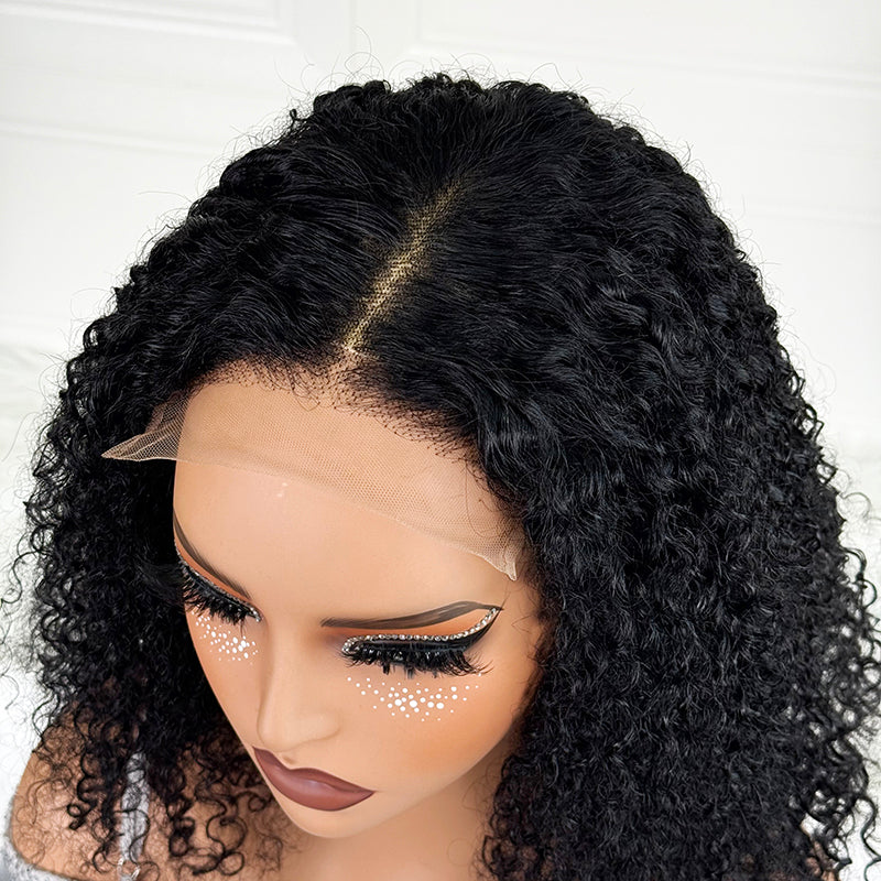 Ossileehair Baby Curls Double Drawn 5x5  Black 100% Human Hair