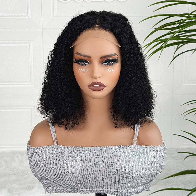 Ossileehair Baby Curls Double Drawn 5x5  Black 100% Human Hair