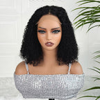 Ossileehair Baby Curls Double Drawn Glueless 5x5  Black 100% Human Hair