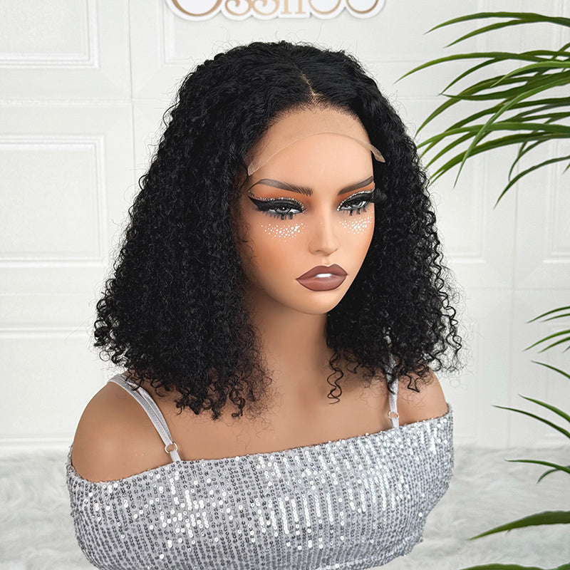 Ossileehair Baby Curls Double Drawn 5x5  Black 100% Human Hair