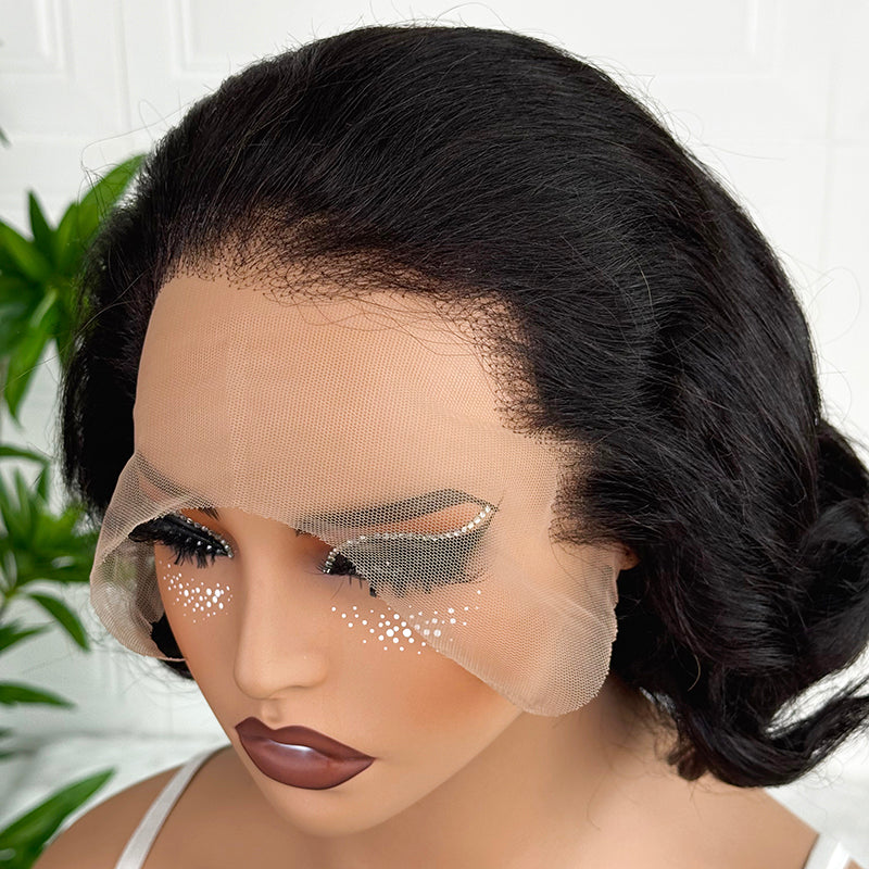 Ossileehair 2026 New Style Double Drawn 13X4  Black 100% Human Hair