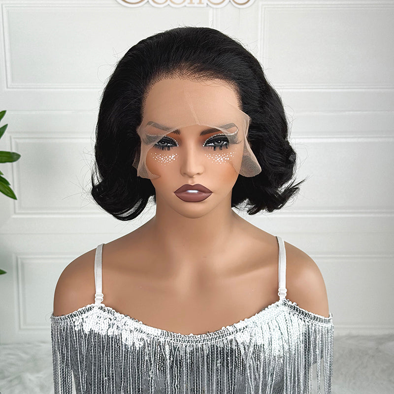 Ossileehair 2026 New Style Double Drawn 13X4  Black 100% Human Hair