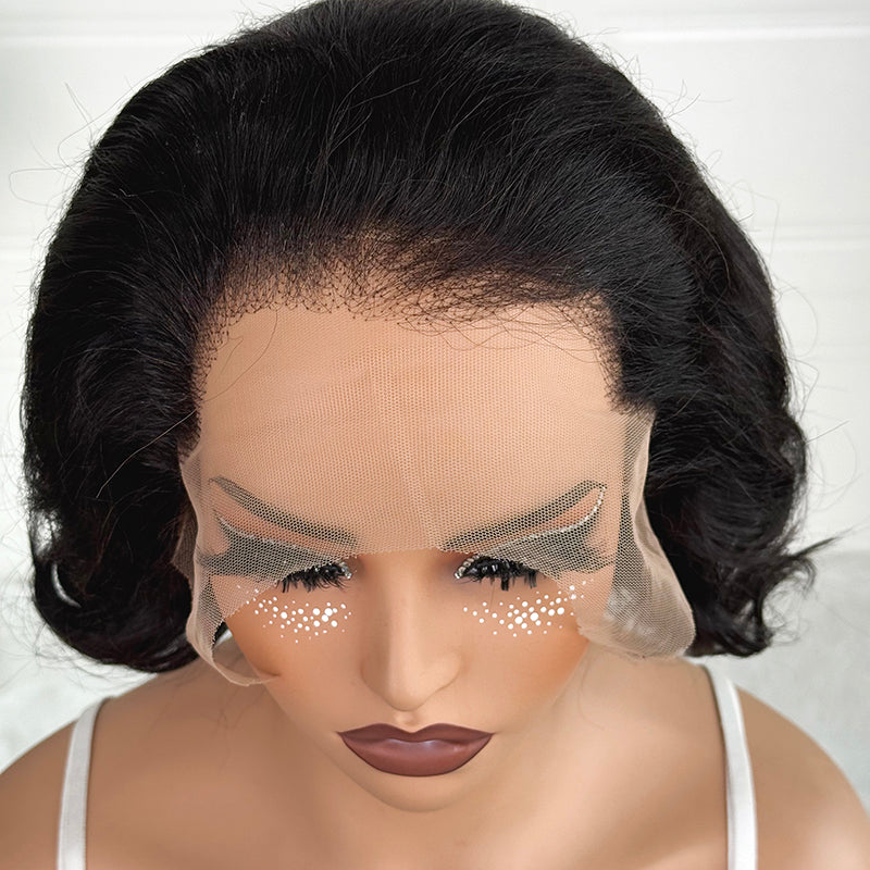 Ossileehair 2026 New Style Double Drawn 13X4  Black 100% Human Hair