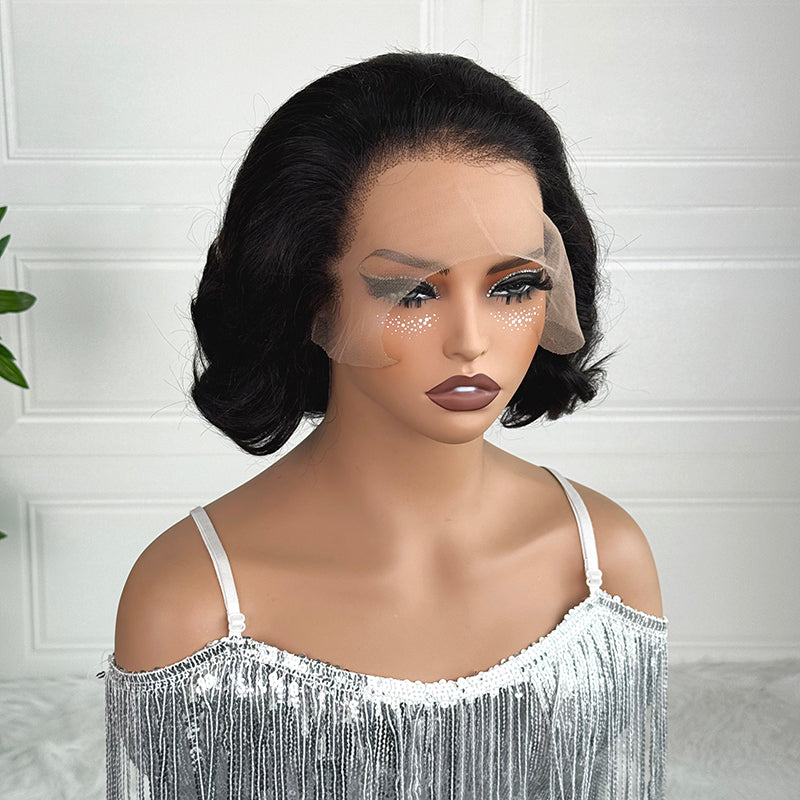 Ossileehair 2026 New Style Double Drawn 13X4  Black 100% Human Hair