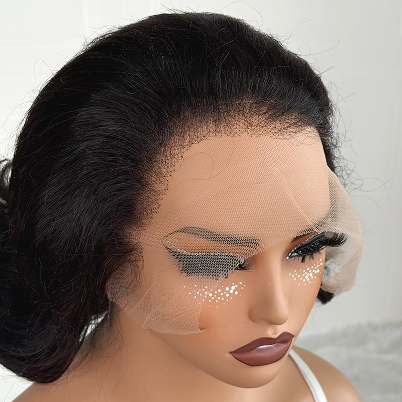 Ossileehair 2026 New Style Double Drawn 13X4  Black 100% Human Hair