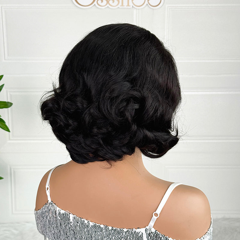 Ossileehair 2026 New Style Double Drawn 13X4  Black 100% Human Hair