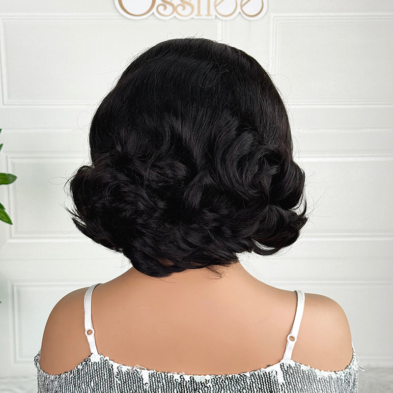Ossileehair 2026 New Style Double Drawn 13X4  Black 100% Human Hair