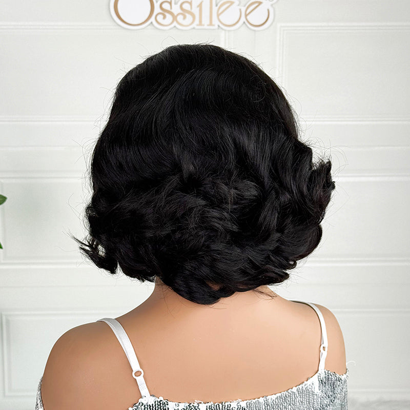 Ossileehair 2026 New Style Double Drawn 13X4  Black 100% Human Hair