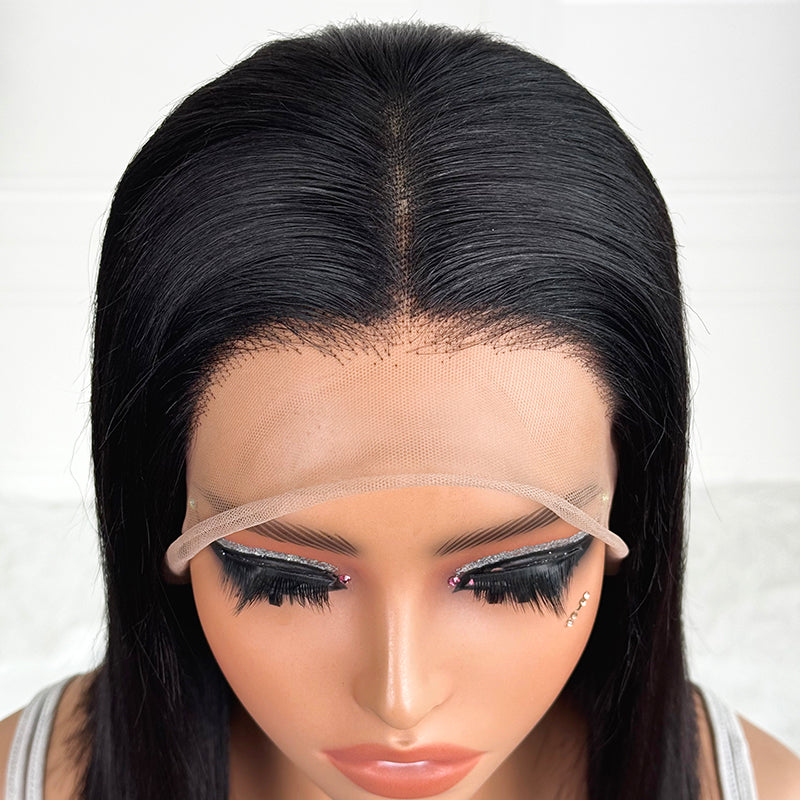 Ossileehair Vietnam Straight Hair Super Double Drawn 13x4 Black 100% Human Hair