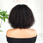 Ossileehair Jerry Curly BOB Glueless 4X4 Lace Easy And Go Double Drawn Human Hair