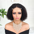 Ossileehair Jerry Curly BOB Glueless 4X4 100% Black Human Hair