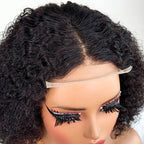 Ossileehair Jerry Curly BOB Glueless 4X4 Lace Easy And Go Double Drawn Human Hair