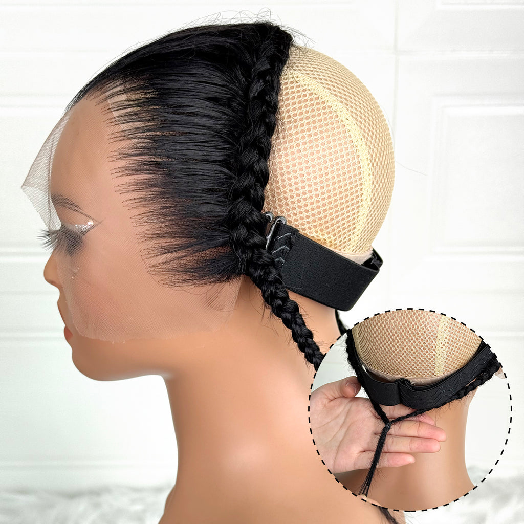 2026 New Arrivals Braided Ready-to-Wear 13x4 Frontal Glueless With Adjustable Band