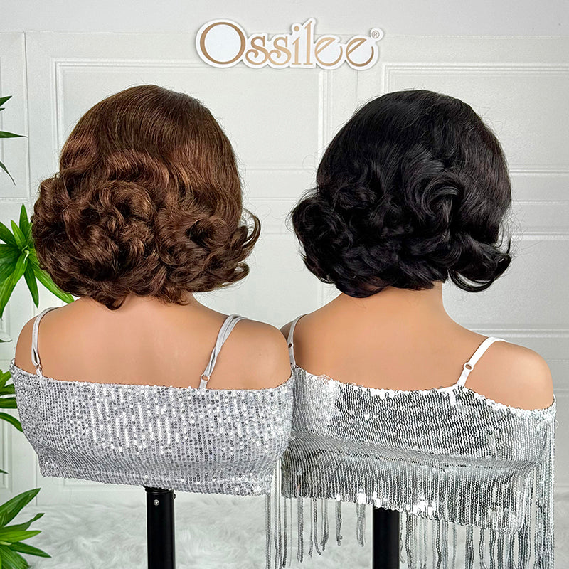 Ossileehair 2026 New Style Double Drawn 13X4  Black 100% Human Hair