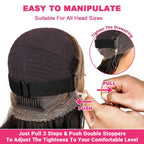 Ossilee Luxury  360 Lace Frontal Glueless Straight Wig Human Hair With Invisi-drawstring