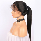 Ossilee Luxury  360 Lace Frontal Glueless Straight Wig Human Hair With Invisi-drawstring