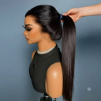 Ossilee Luxury  360 Lace Frontal Glueless Straight Wig Human Hair With Invisi-drawstring