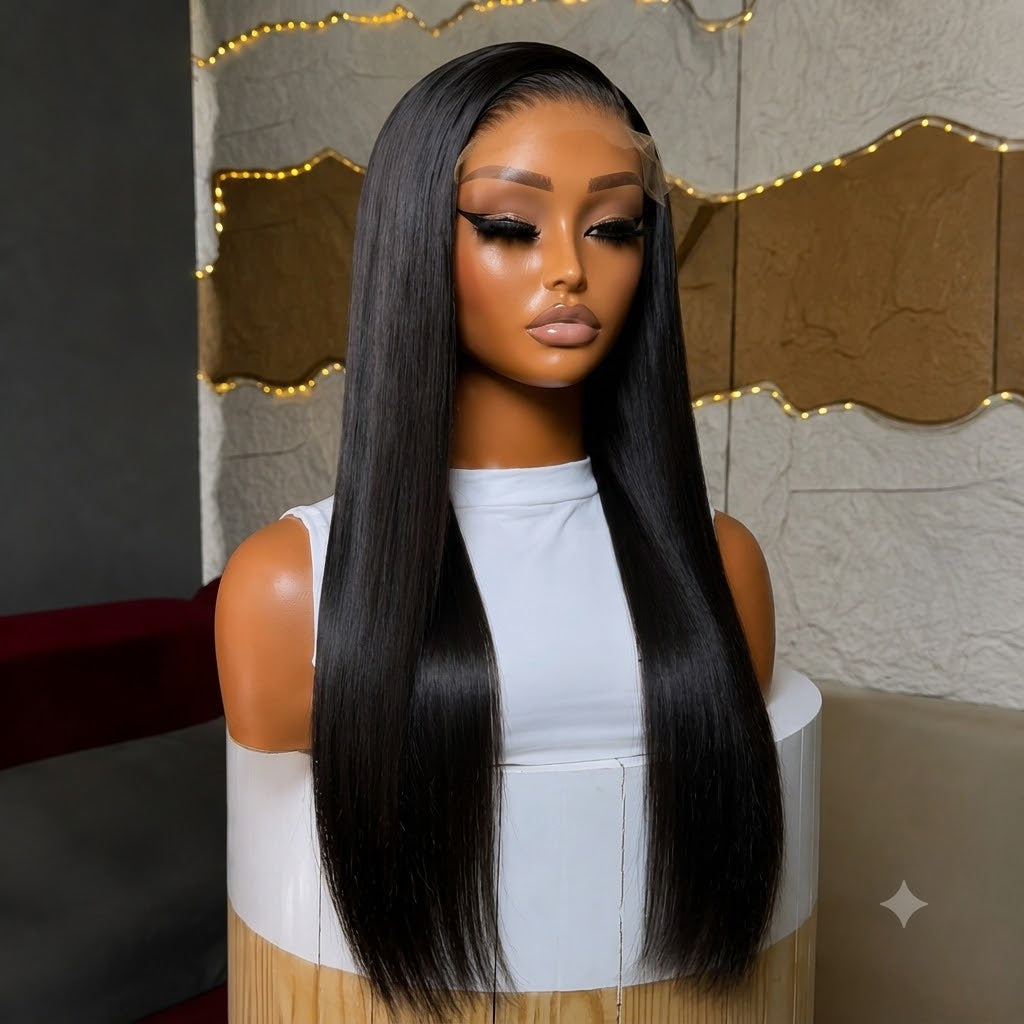 Ossileehair Vietnam Hair SDD Hair Glueless 5X5 Lace Closure Bob Straight Wig