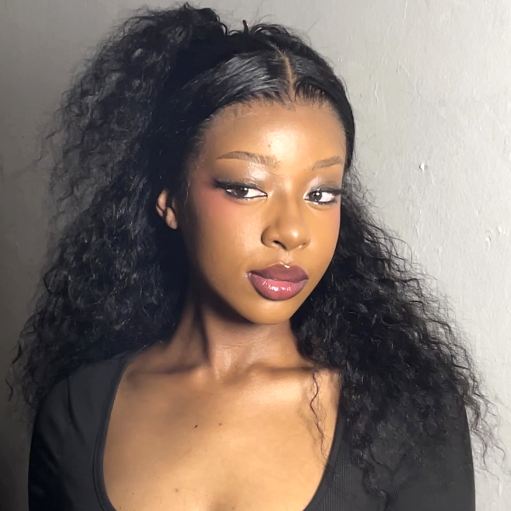 Influencer Pick Ossileehair Raw Hair Water Wave Glueless 13X4 Full Frontal Wig 22 inch
