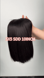 Vietnam Hair Bone Straight 5X5 Glueless BOB Wig SIlky And Bone Straight Hair