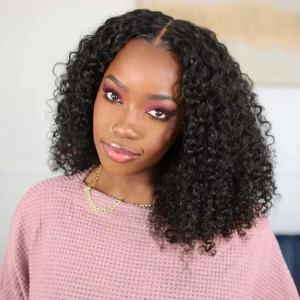 Ossileehair Baby Curls Super Double Drawn 5X5 Black 100% Human Hair