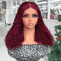 Ossileehair WATER WAVE Double Drawn 13×4  FULL FRONTAL 99J 100% Human Hair