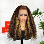 Luxury Double Drawn Piano Water Wave 13x4 Frontal Lace Virgin Human Hair Wig– Natural Wave & Easy Install