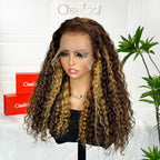 Luxury Double Drawn Piano Water Wave 13x4 Frontal Lace Virgin Human Hair Wig– Natural Wave & Easy Install