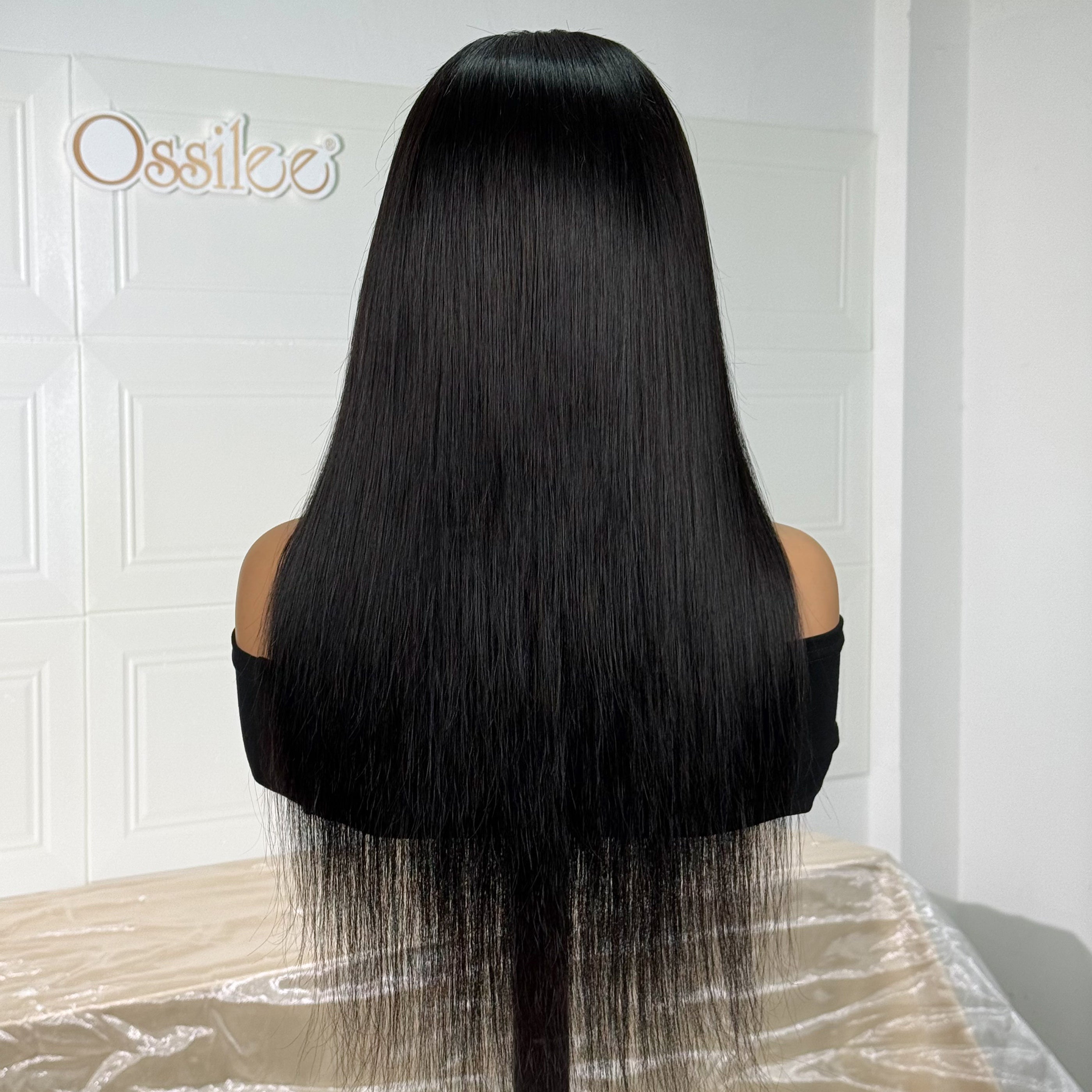 Ossileehair 13x4 Frontal Wig – Natural Lagos M Hairline Glueless Wig with Adjustable Drawstring