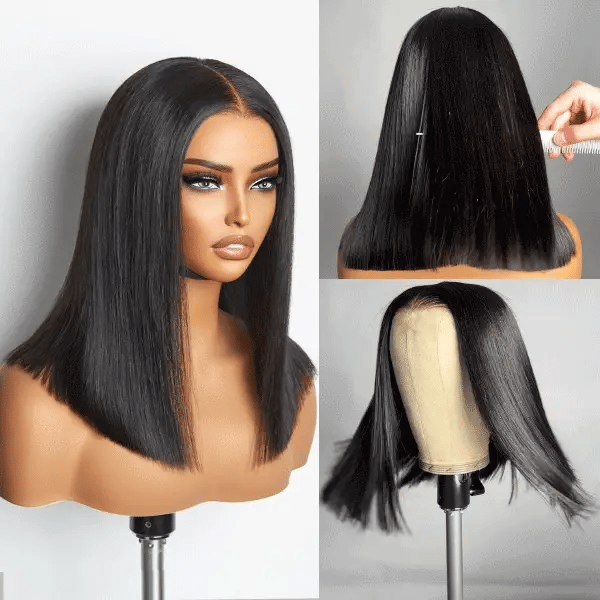 Ossileehair Vietnam Straight Hair SDD Super Double Drawn 13x4 Full Frontal  Black 100% Human Hair
