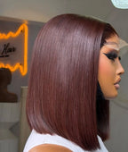 Vietnam Hair Chic Chocolate Brown 5X5 Glueless SDD BOB Wig